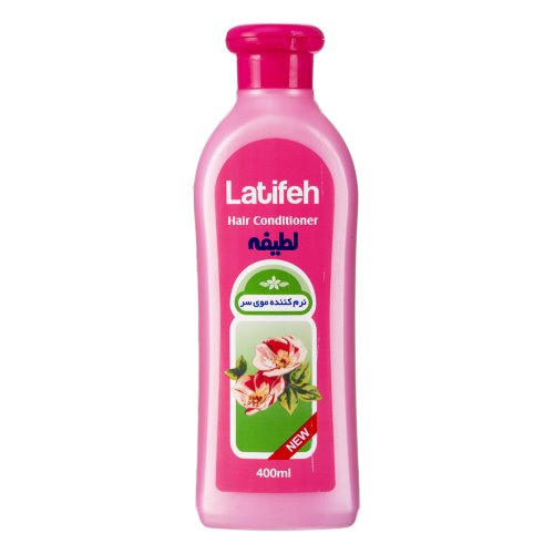 مایع نرم کننده موی سر صورتی بطری پلی اتیلنی 400 ml نام تجارتی لطیفه مرجع عرضه کننده پاک رخ