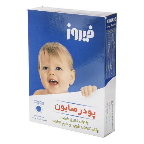 پودر صابون ماشینی جعبه مقوایی 400 گرمی فیروز